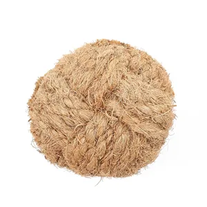 Cuerda para masticar de fibra de coco superventas, Bola de cuerda de fibra de coco de alta calidad de Vietnam, Bola de Coco para perro natural - Product Image 1