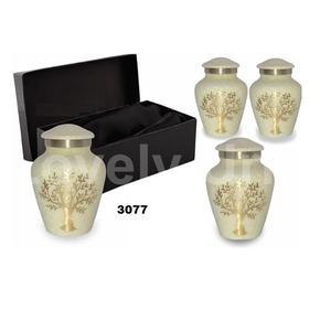 Urne souvenir arbre de vie pour cendres humaines 4 petits souvenirs urne décorative pour cendres adulte femme et homme urne funéraire sac gratuit - Product Image 1