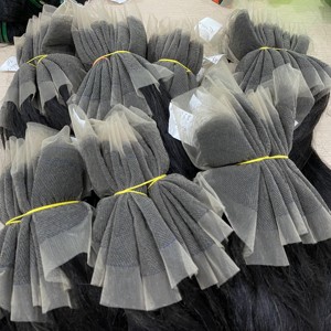 VENTE EN GROS HD INVISIBLE DENTELLE FERMETURE FRONTALE TOUTES TEXTURES TOUTES TAILLES CUTICULES ALIGNÉES POUR LA FABRICATION DE PERRUQUES DONATEUR EXTENSIONS DE CHEVEUX HUMAINS - Product Image 4