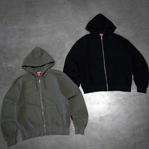 Full Zip up <b>Wide</b> <b>Leg</b> French Terry Soft Cotton Heavyweight 500 Gsm Two Piece Winter Print Men Streetwear Tracksuit - Product Image 4