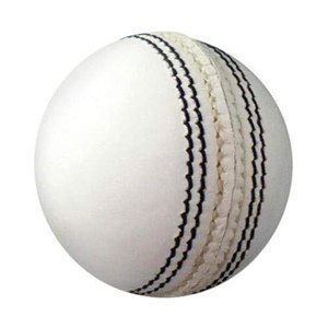 Professional <b>White</b> Leather 2 Piece <b>Cricket</b> Ball for Competitive Matches - Product Image 3