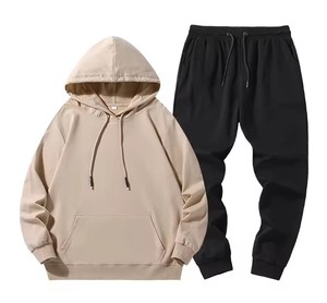 ชุดวอร์มเทคฟลีซผู้ชายแบบแห้งเร็ว สีพื้นเรียบง่าย สำหรับฤดูหนาว ปี 2026 - Product Image 4