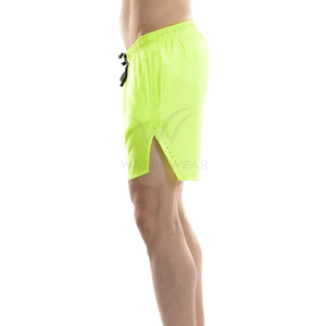 <b>Men's</b> Casual <b>Green</b> Training <b>Shorts</b> Durable Lightweight Canvas Gym Wear Anti-Sweat Workout Jogging Eco-Friendly Wholesale Rate - Product Image 4