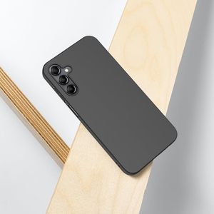 Custodie trasparenti trasparenti per telefono cellulare in morbido TPU nero opaco per Samsung Galaxy A06 A16 A26 A36 A56 4G 5G Cover posteriore antiurto