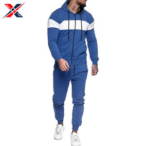 Survêtement pour homme en polyester/coton respirant, grande taille, haute qualité, personnalisé, manches longues, jogging pour adulte, vente en gros - Product Image 2