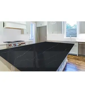 厨房台面石英板生产线3200 * 1800毫米抛光表面calacatta人造石英板