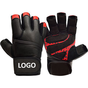 Gants d'haltérophilie de qualité supérieure avec support de poignet Gant de gymnastique de musculation demi-doigt pour hommes - Product Image 6