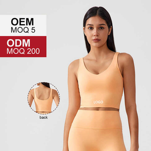 Logo personnalisé Vente en gros Fitness Dames Running Gym Yoga Soutien-Gorge Crop Tops Exercice Workout Gym et Outdoor Wear Femmes Sport Soutien-Gorge - Product Image 4