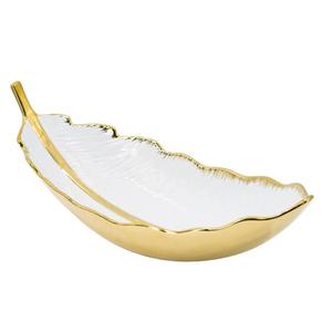 Handcrafts Leaf <b>Bowl</b> Dates Dryfruits <b>Serving</b> Dish Decorative Metal <b>Bowls</b> Holiday <b>Christmas</b> Table Decor American <b>Bowl</b> Made-India - Product Image 2