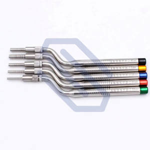 Otoïdes — Instruments dentaires, appareil pour soulager le Sinus, 2 à 5 pièces en acier inoxydable, avec changement de couleur, foret incurvé et ajustable, manche Concave, CE - Product Image 1