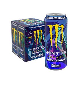 Wholesale Monsters Energy Lewis Hamilton <b>Zero</b> <b>Sugar</b> 500ml Contains Allergen Free Formula Gluten Free GMO Free Vegan Friendly - Product Image 2