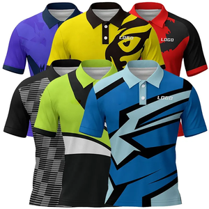 เสื้อเจอร์ซีย์สำหรับผู้ชายเสื้อทรงหลวมแขนสั้นพิมพ์ลายโลโก้ได้ตามต้องการระบายอากาศ - Product Image 5