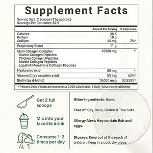 Polvere di Collagene Multi-Peptidico di Tipo II da Produttore, Materia Prima OEM Idrolizzata da Pelle, Articolazioni e Ossa di Bovini, Polli e Marine - Product Image 5