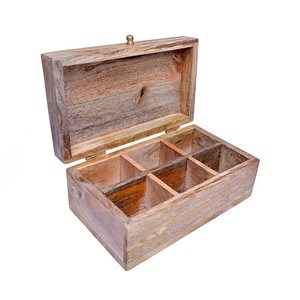 Boîte à épices en bois élégante pour un style de cuisine haut de gamme offrant un look propre et une utilité - Product Image 2