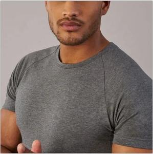 Camiseta Lisa para hombre, camiseta de poliéster, camisetas ajustadas con logotipo de impresión personalizado, camisetas deportivas Unisex para gimnasio para hombre - Product Image 4