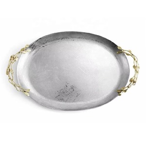 Hot Selling <b>Large</b> Leaf Design Aluminium Serving <b>Bowl</b> for Nuts <b>Salad</b> Fruits and Kitchen Use Available at Wholesale Price - Product Image 3
