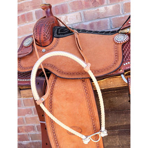 Handcrafted Single Rope Noseband Bosal Breeches Western Horse Tack Training Riding Soft Yet Strong <b>Corded</b> Rope Hackamore - Product Image 5