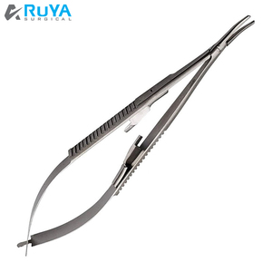 Ruya Surgical RS-NH-9109 Forceps chirurgical dentaire en acier inoxydable de qualité 304, porte-aiguille Castroviejo Mayo Hegar, manuel, Classe II - Product Image 3