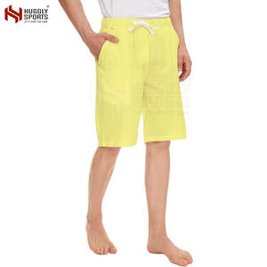 Pantalones cortos para correr de hombre personalizados éxito de ventas ropa informal de algodón con cintura elástica para adultos - Product Image 3