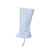 Guêtres de randonnée vintage en toile blanche pour activités de plein air, escalade en montagne et trekking