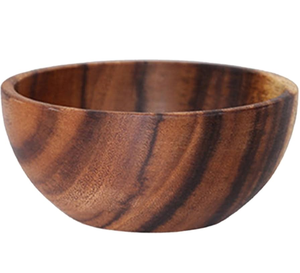Vente en gros Azhar Export WP-00043 Bol à salade jetable écologique en bois naturel artisanal de haute qualité avec logo personnalisé - Product Image 4