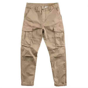 Pantalon cargo tactique décontracté multi-poches pour homme - Taille élastique, imperméable et respirant, en spandex/coton - Product Image 1