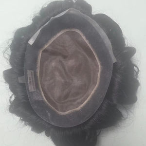 Autrichien Taz Hair Bangladesh Perruque de toupet de cheveux humains mono de qualité supérieure avec corps naturel et styles de vagues profondes Prothesis - Product Image 1