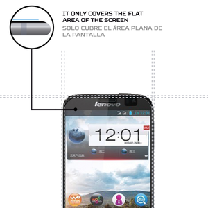 ฟิล์มกันรอยหน้าจอสำหรับเลอโนโว A850 พรีเมี่ยม โพรเทคเตอร์ พร้อมเทคโนโลยีป้องกันการกระแทก - Product Image 3