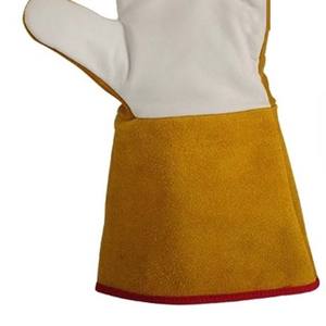 ถุงมือเชื่อมแบบขยายได้ถุงมือทำงานในฤดูหนาวพร้อมหนังวัวแยก - Product Image 5