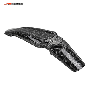 บังโคลนหน้ามอเตอร์ไซค์ JFGRACING ลายคาร์บอนไฟเบอร์สีขาวแบบ Water Transfer สำหรับ Surron Light Bee Off Road รุ่นปรับแต่งสีพิเศษ PP - Product Image 4