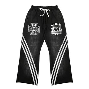 Chándales Oversize de Algodón Pesado para Hombre con Logotipo Personalizado, Rayas y Camuflaje, Ropa Urbana de Alta Calidad, Chándales Unisex - Product Image 6