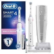 แปรงสีฟันไฟฟ้าพร้อมกล่องเดินทางรุ่นสีขาว4 4500อัจฉริยะ Oral-B - Product Image 4