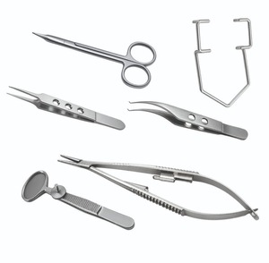 Juego de Instrumentos Quirúrgicos Oftálmicos Manuales de Primera Calidad, Herramientas Microquirúrgicas de Acero Inoxidable Reutilizables, Equipo para Hospitales Veterinarios - Product Image 4