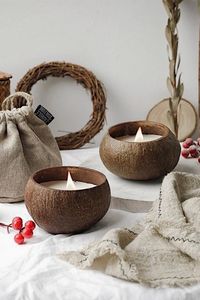 Handmade Coconut Wax Scented <b>Candle</b> Natural Essential Oil Aromatherapy <b>Candle</b> for Home Decor and Romantic <b>Gift</b> <b>Set</b> - Product Image 5