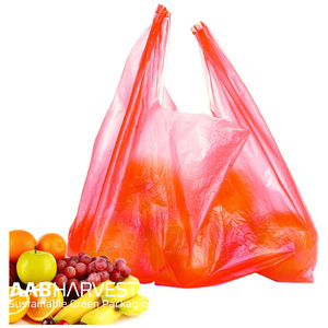 Bolsa de compras de camisetas de plástico de alta calidad de fábrica OEM con diseño de asa para negocios y compras - Product Image 6