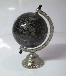 Aluminium Metal <strong>Table</strong> <strong>Globe</strong> W/plastic Ball. - Product Image 1
