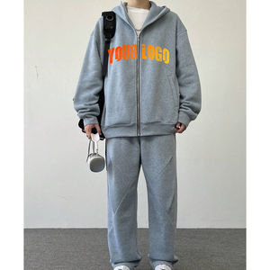 Survêtements lourds personnalisés de haute qualité pour hommes, vêtements de mode et de sport, ensemble de survêtements - Product Image 3