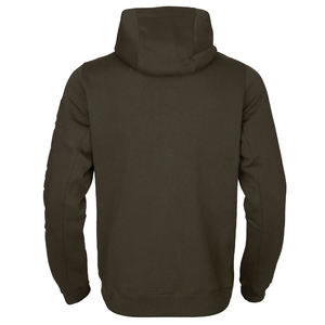 Sudadera con capucha de lana de algodón de 500GSM de peso pesado para hombre, hombro caído, de gran tamaño y teñido liso para invierno - Product Image 2