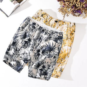 Pantalones cortos de gimnasia informales para hombre, pantalones para correr de entrenamiento deportivo ecológicos teñidos lisos con servicio OEM - Product Image 5