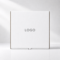 Boîtes à pizza en carton ondulé personnalisées, emballage pour livraison de nourriture à emporter, impression de logo