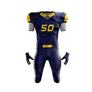 Uniforme de football américain le plus vendu Logo personnalisé Matériau frais Conception unique OEM Sublimation Tenue de sport Taille XL - Product Image 6