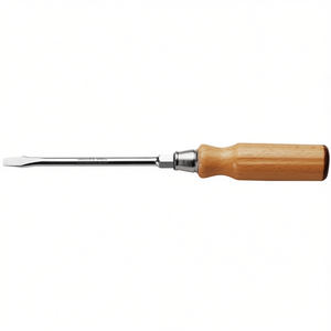 Destornilladores Facom con mango de madera para tornillos de cabeza plana, hoja hexagonal forjada - Product Image 3