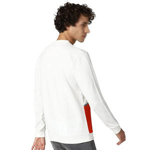 Sweat-shirts en molleton de coton pour hommes, fournisseur de qualité, dernier style, léger, OEM, sur mesure, uni, tendance - Product Image 3