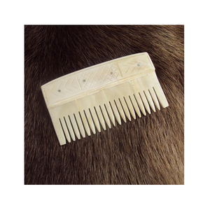 หวีฮอร์นสำหรับแต่งผมธรรมชาติหวีแต่งผมแบบขนควาย/วัวทำมือปรับแต่งได้ตามต้องการ - Product Image 6