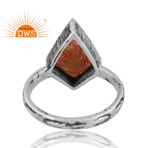 Último diseño 925 anillo de piedras preciosas de cuarzo de fresa Natural de plata proveedor de joyería personalizada para mujeres regalo para ella - Product Image 2