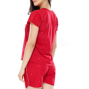 ชุดเซ็ต2ชิ้นพิมพ์ลายแฟชั่นมาใหม่ชุดเซ็ต2ชิ้นเสื้อลำลองผ่ายาวสำหรับผู้หญิงชุดกางเกงขาสั้นพิมพ์ลายออกแบบได้ตามต้องการสำหรับฤดูร้อน - Product Image 3