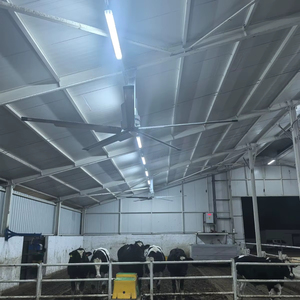 Cowair HVLS Smart Fan 400 Cowealthy Ventilateur de plafond industriel HVLS pour les fermes, les granges, les entrepôts et l'élevage Utilisation fiable - Product Image 1