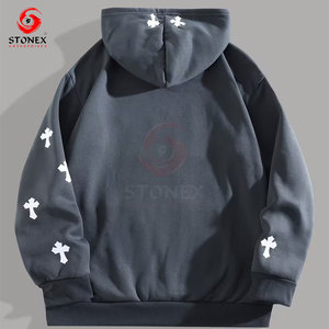 Sweat à capuche pour homme, élégant, pour l'hiver, design personnalisé, impression de logo de haute qualité, 100% coton, coupe régulière, respirant, séchage rapide, bas prix - Product Image 2