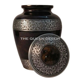 Urnas modernas de aluminio para adultos, urnas de alta calidad con tallado a mano, diseño increíble, suministros para urnas para adultos - Product Image 5