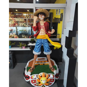 Stock Anime Figure Resin <strong>Statue</strong> One Piece Character <strong>Life</strong> <strong>Size</strong> 1:1 Luffy Action Figure for Decor Anime Sculpture - Product Image 6